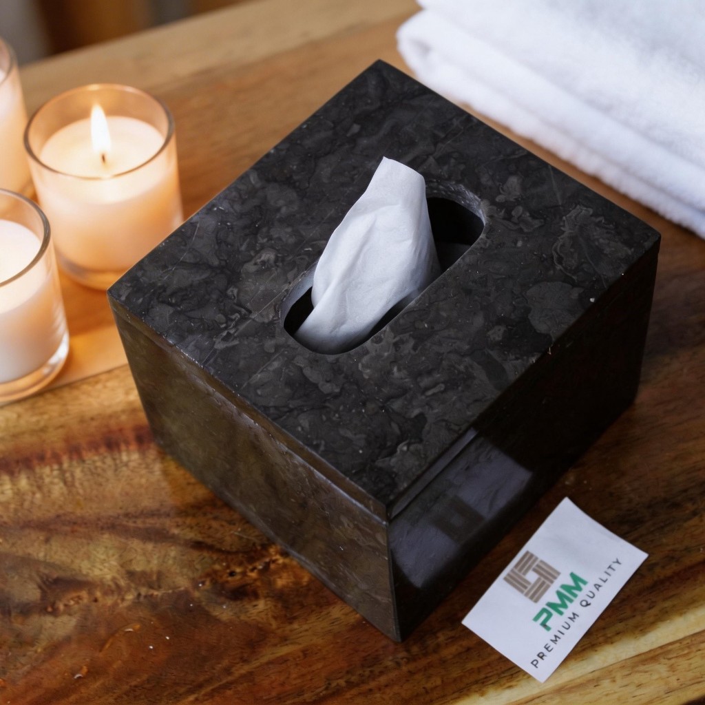 Tempat tisu marmer/box tisu marble model kotak/tempat tisu batu marmer kotak