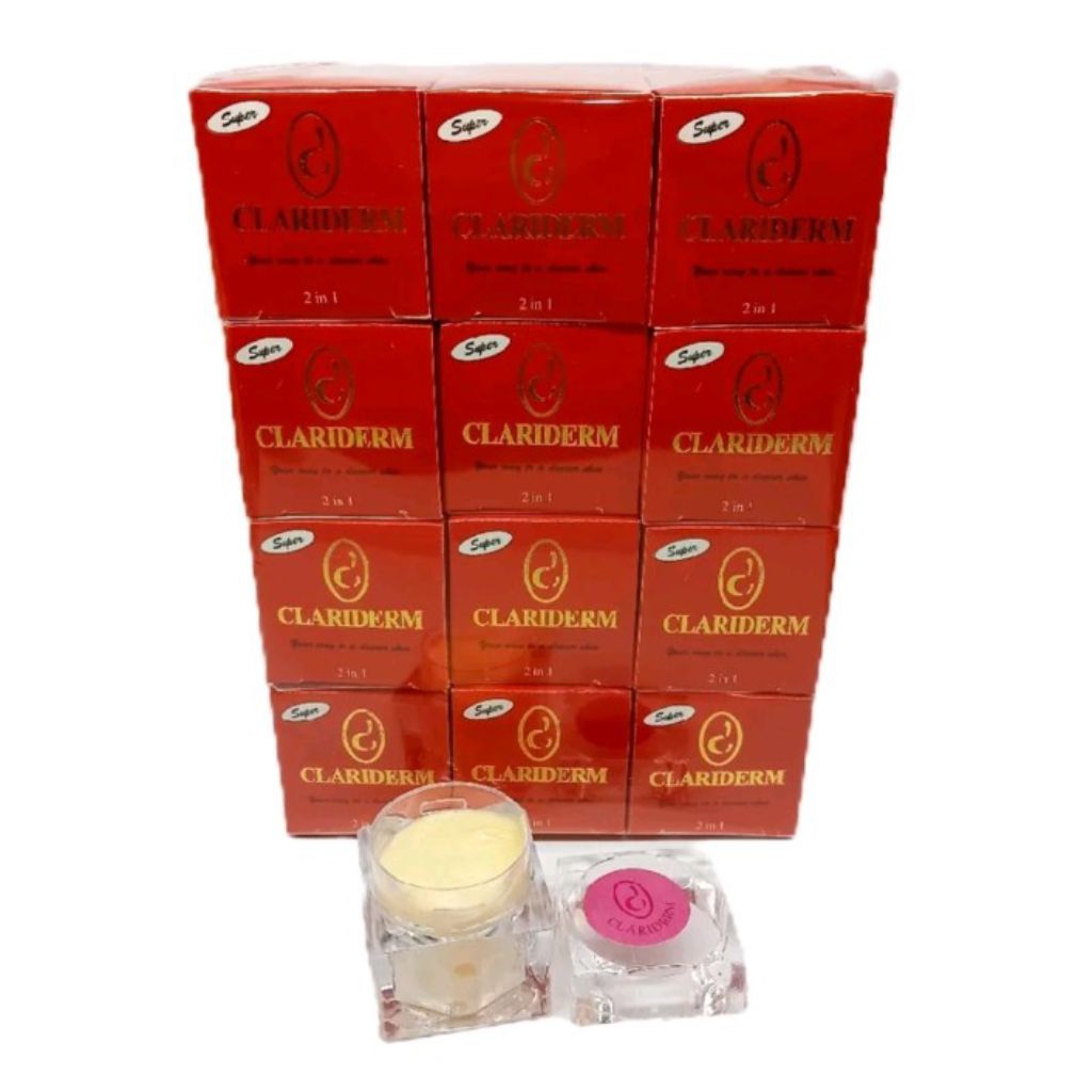 Krim Clariderm Super Siang & Malam 2in1 Lusinan