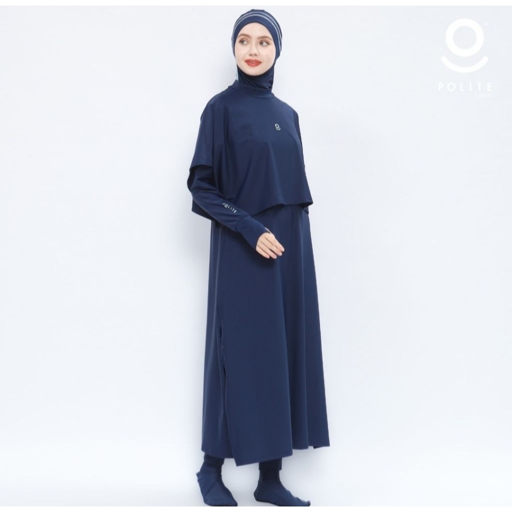 POLITE SWIM Baju Renang Muslimah Long Tun Polite