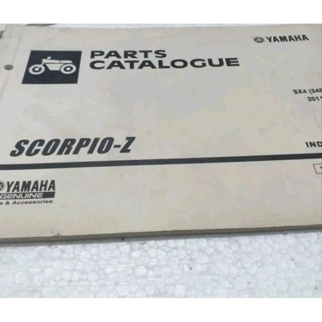 PART CATALOGUE YAMAHA SCORPIO-Z 2011 (54D2)