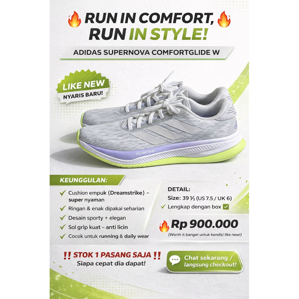 Adidas Supernova Comfort Glide W