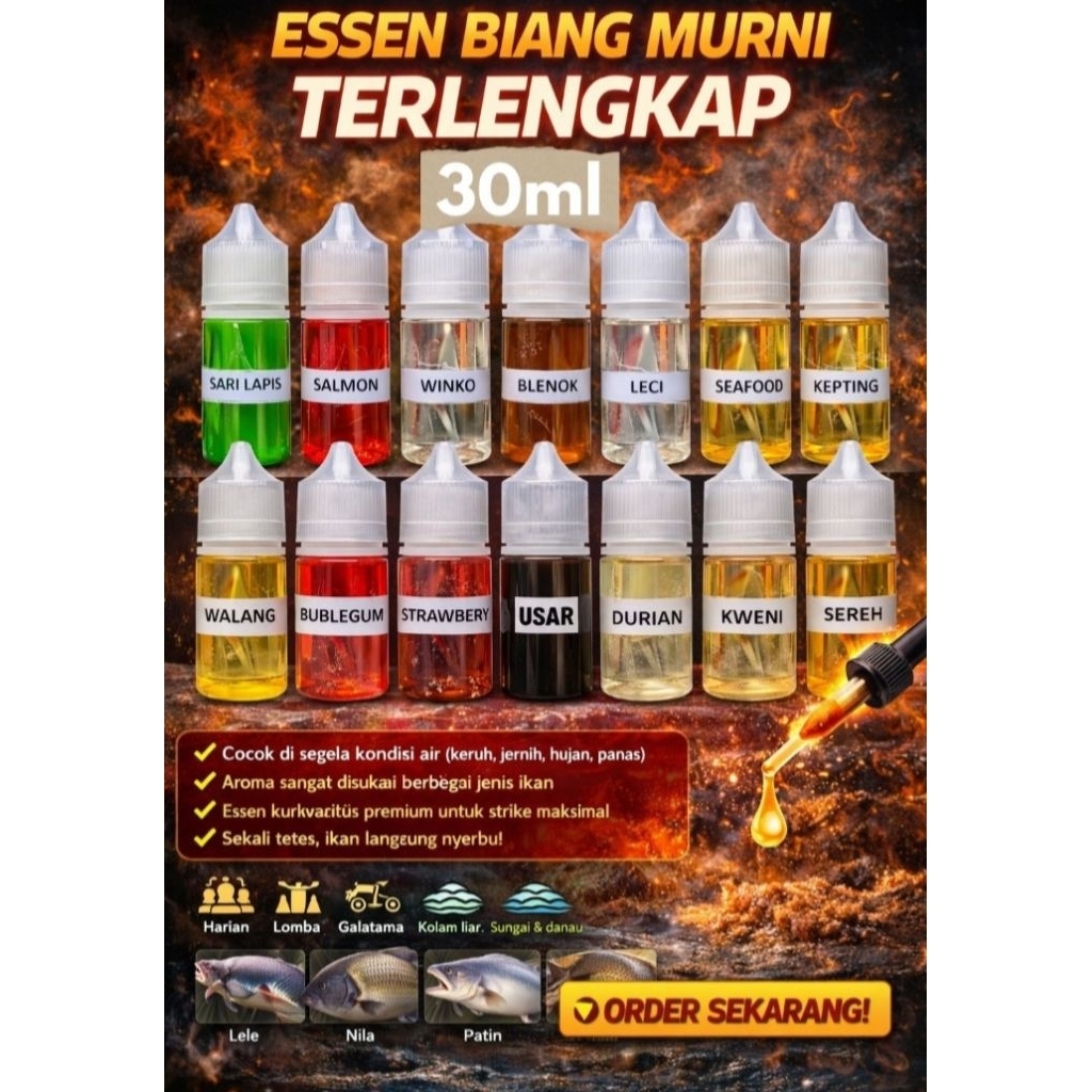 essen biang murni kwalitas import 30m