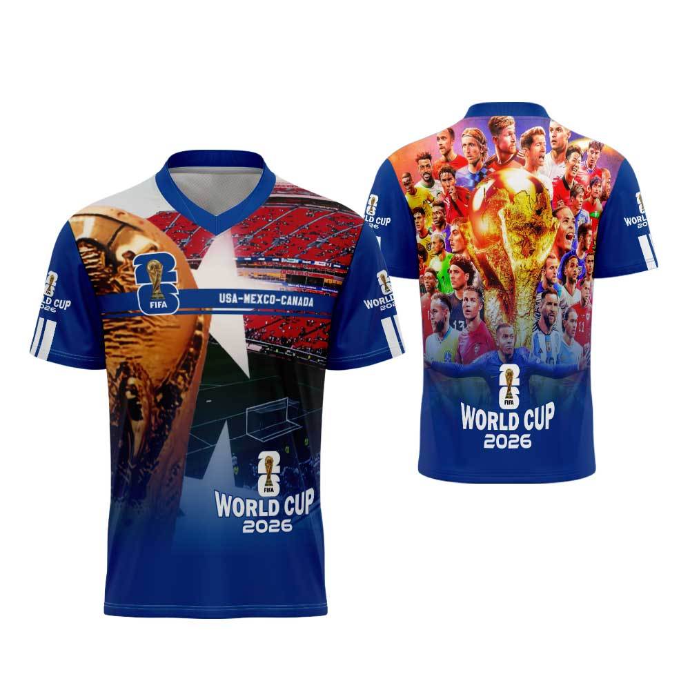 Jersey Piala Dunia 2026 / Kaos Bola / Baju Jersey Vintage Piala Dunia