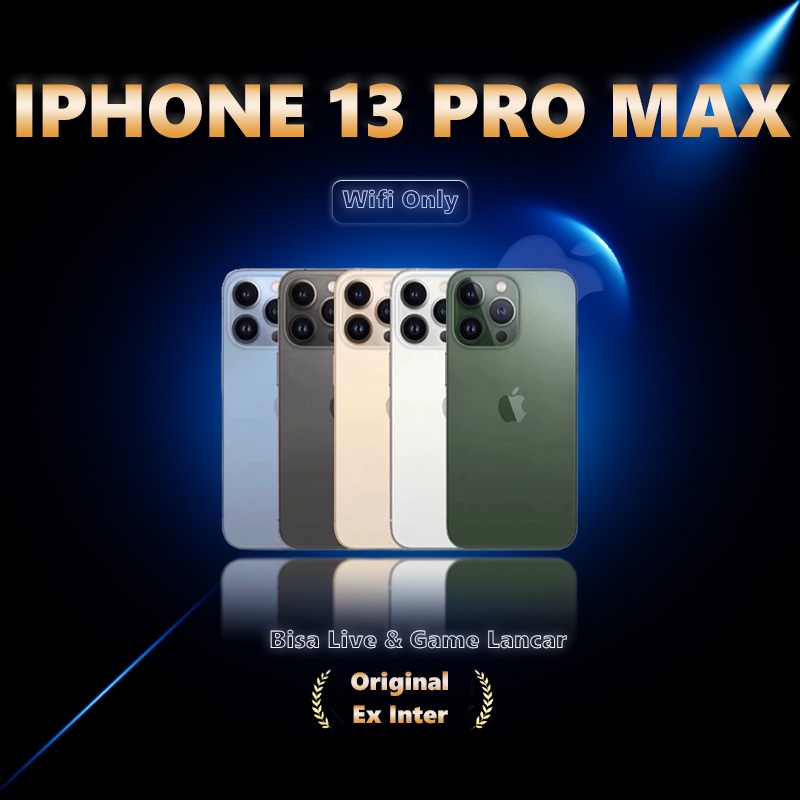 Apple iPhone 13 Pro max Indonesia Ready Stock, iP13 Pro max 128/256/512GB, Second