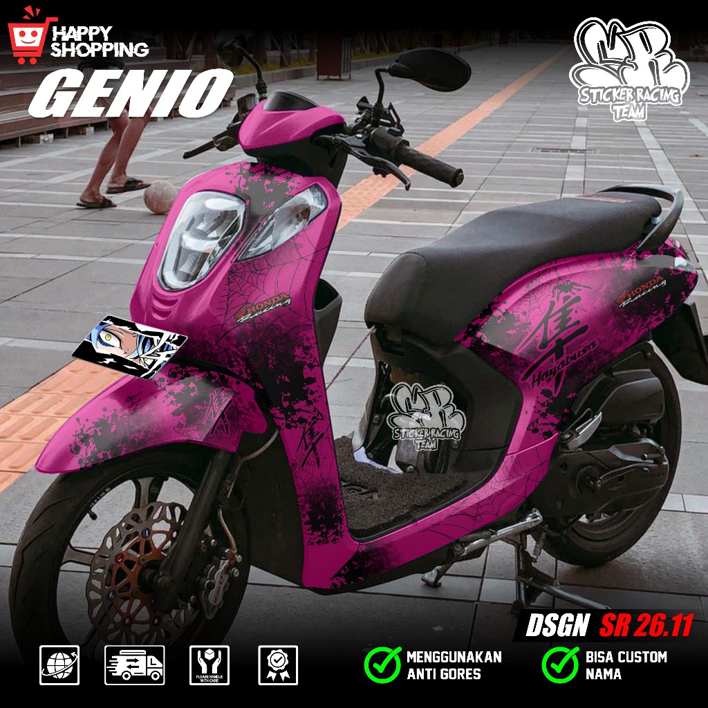 COD Terbaru Sticker Decal Full Body Honda Genio Tahun 2019 2020 2021 2022 2023 2024 202502026 Sticke