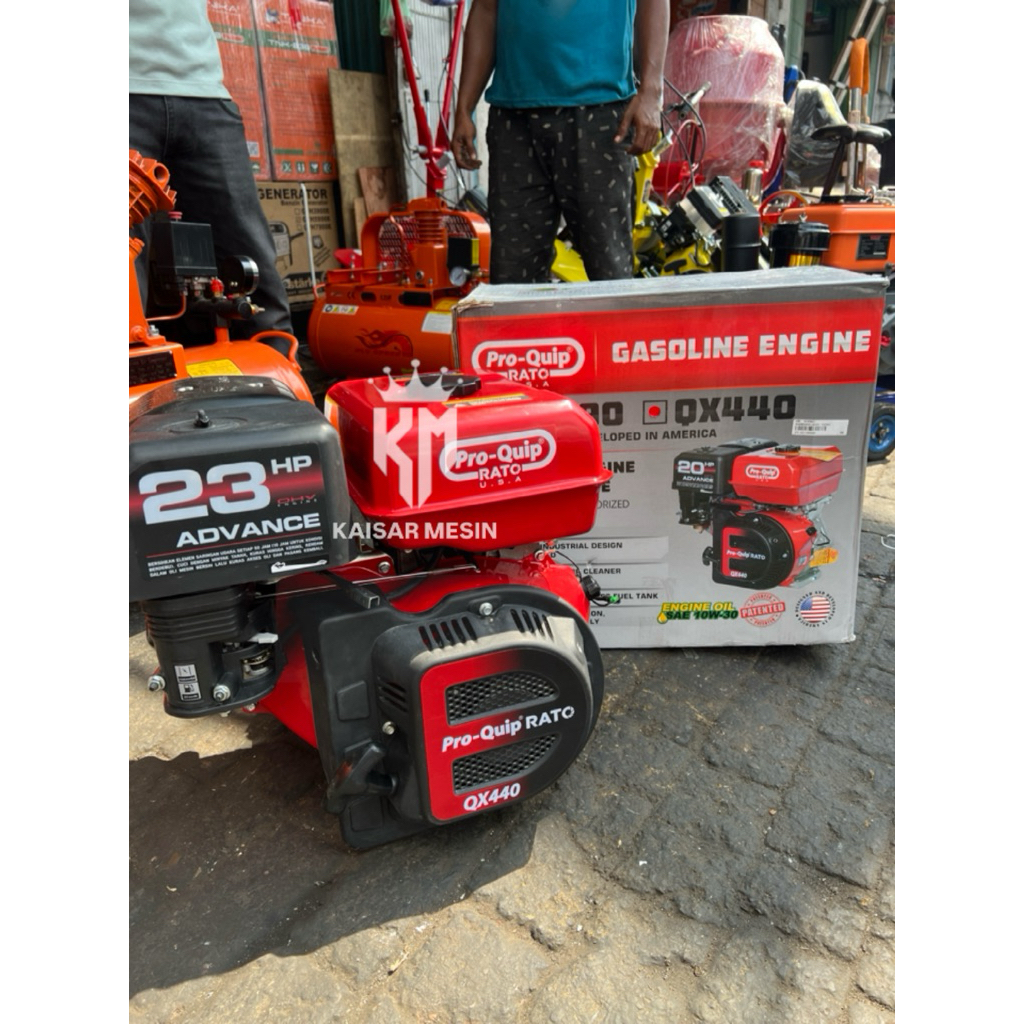 QX440 PROQUIP MESIN PENGGERAK BENSIN 20 HP PRO-QUIP QX 440 MESIN PENGGERAK SERBAGUNA
