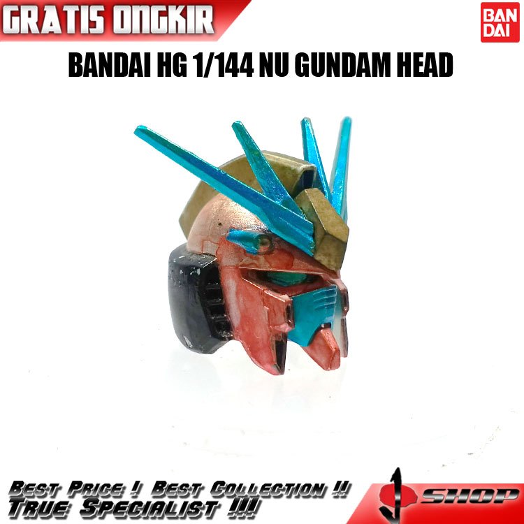 BANDAI HG 1/144 NU GUNDAM HEAD (PAINTED) HG3856