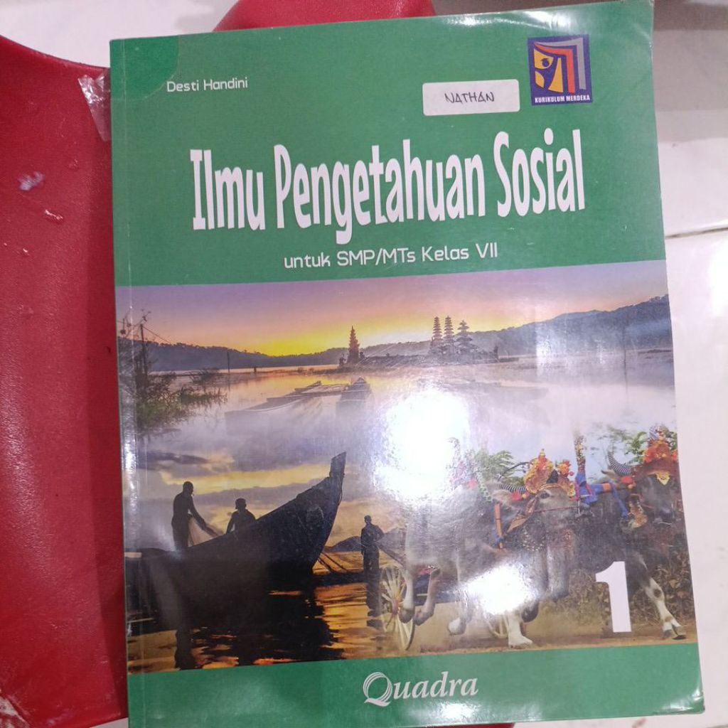 Buku IpS SMP kelas 7 Kurikulum Merdeka Quadra