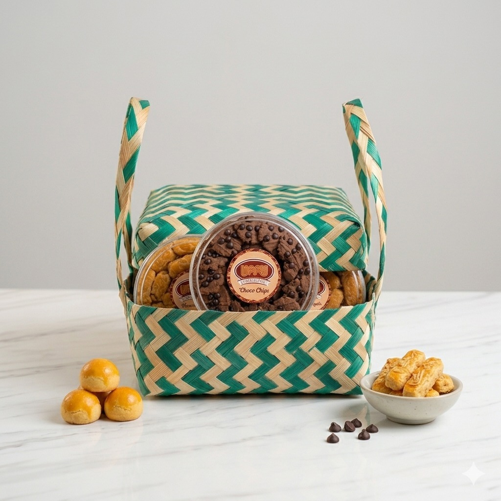 BESEK BATIK / BESEK JINJING MOTIF BATIK / HAMPERS ANYAMAN