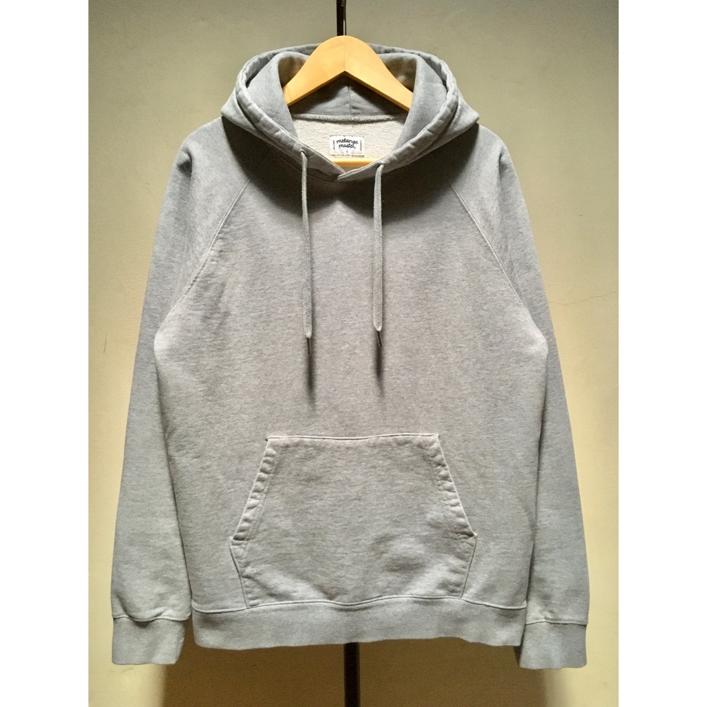 Pullover Hoodie Melange Master By Musinsa Standard Basic Polosan Abu Tebal