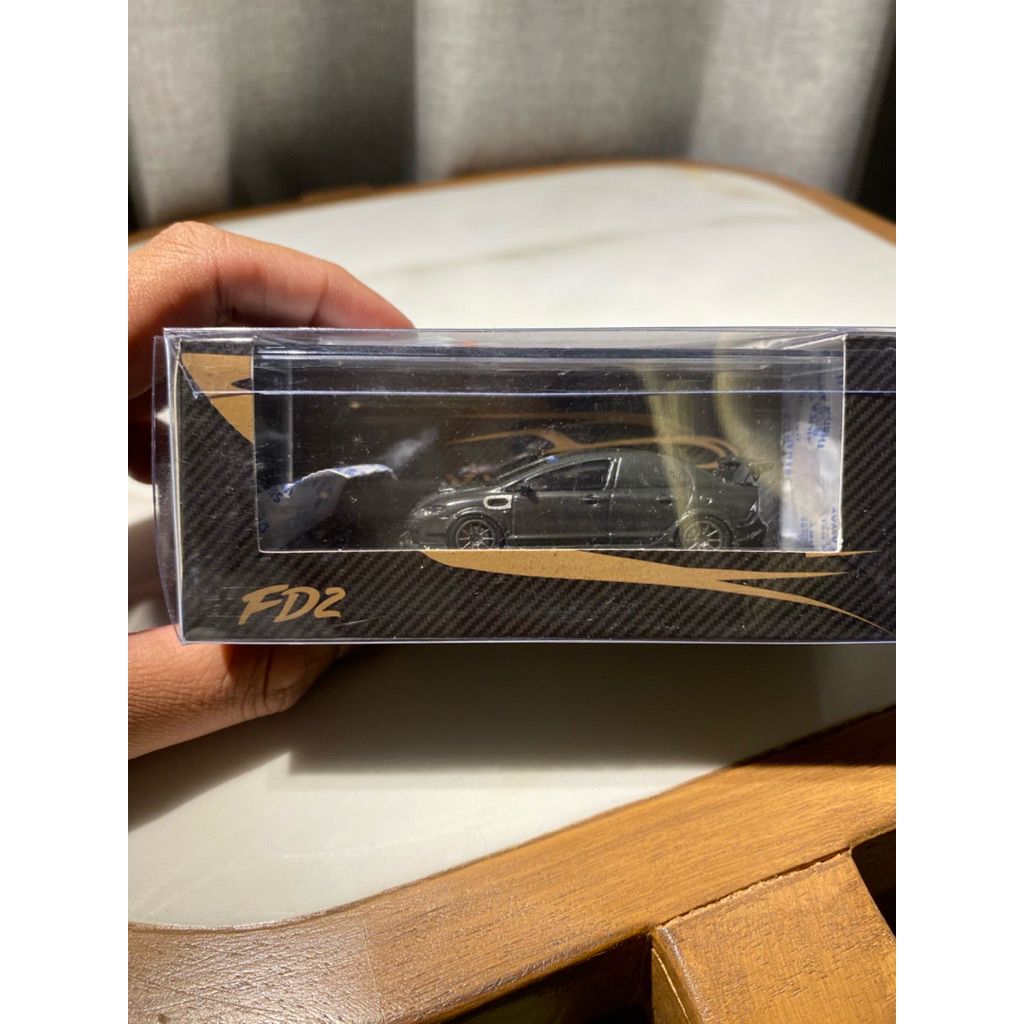ym model civic fd1 spoon full carbon diecast 1/64