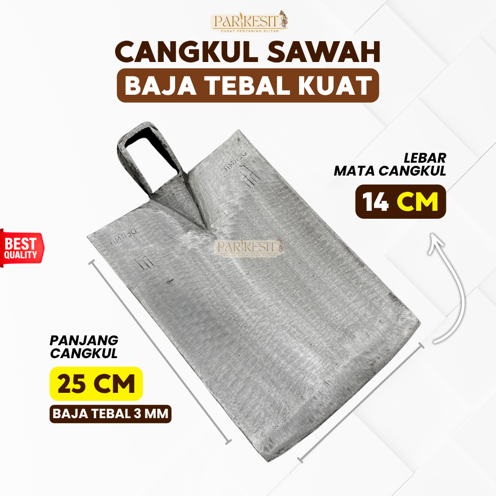 PILIH UKURAN | Cangkul Sawah Besi Tebal Kualitas Terjamin