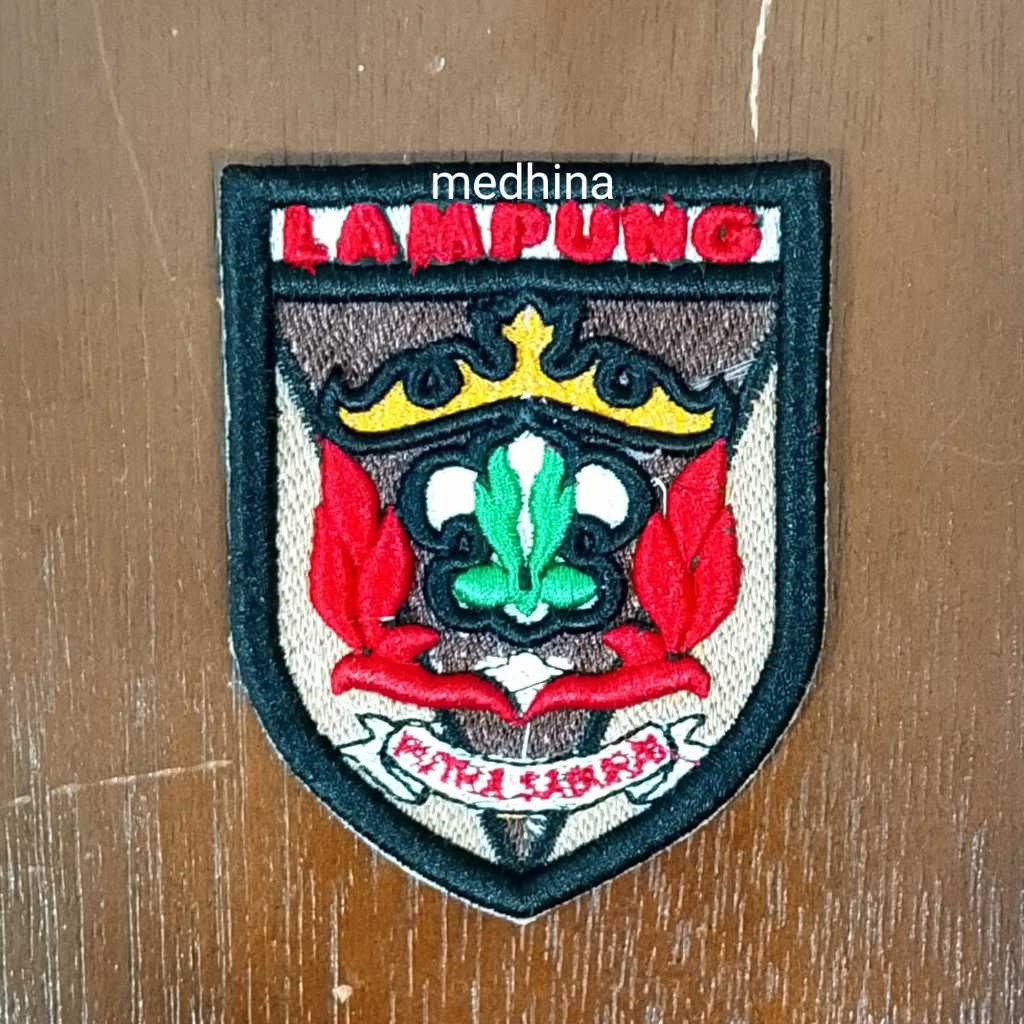 Logo Kwarda Lampung Bordir Timbul