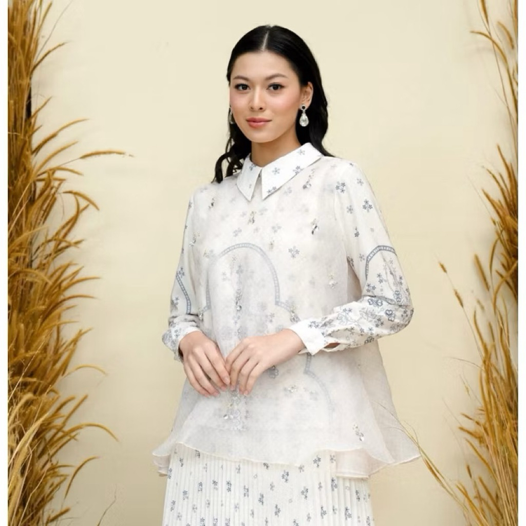 (PL) Oneset Pandai Sikek Blouse Dyandr Wearing Klamby (XS)