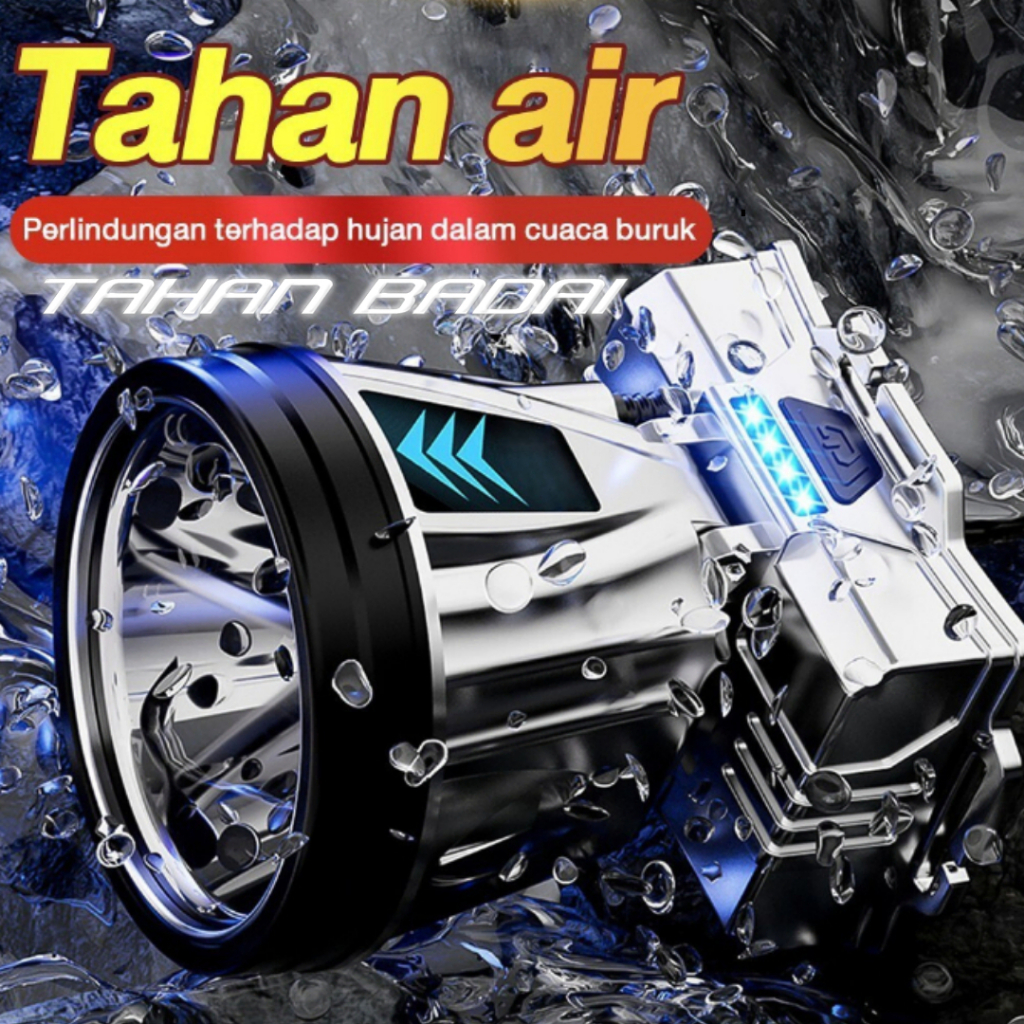 [ BISA COD ] super terang senter kepala 300 watt senter kepala power bank headlamp lampu senter camp