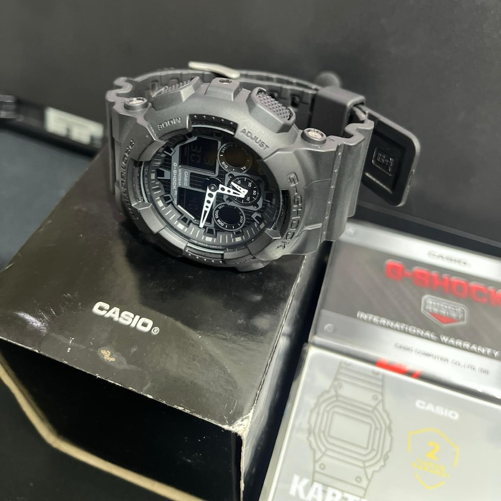 G Shock GA-100-1A1DR Original Second Fullset