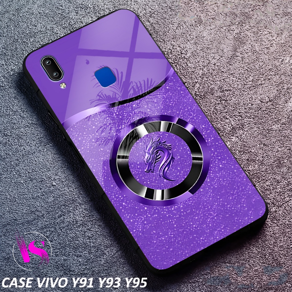 SoftCase Untuk VIVO Y91 Y93 Y95 Casing Glossy Case Glossy - Kesing Kaca Kilau - Casing Costum - Case