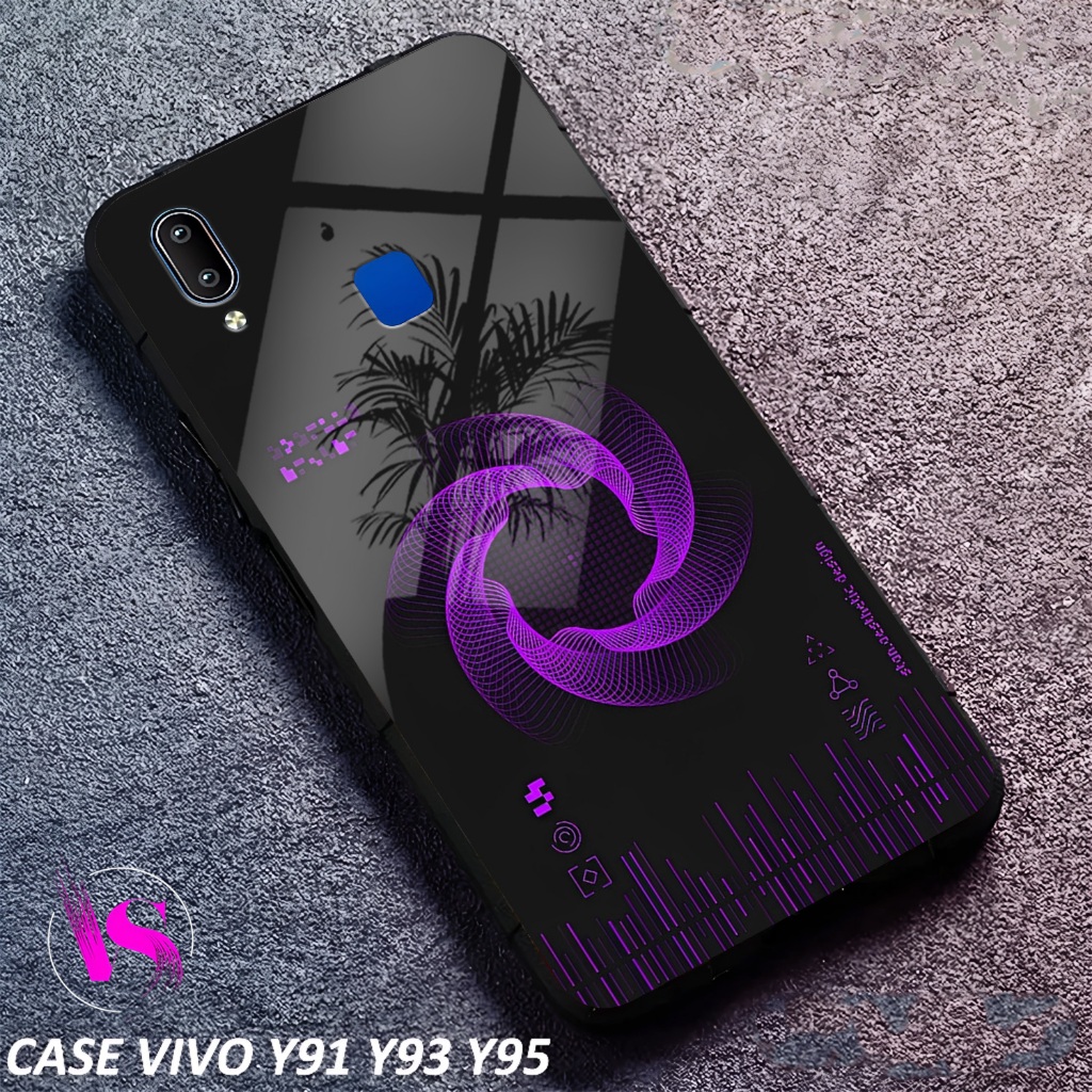 SoftCase Untuk VIVO Y91 Y93 Y95 Casing Glossy Case Glossy - Kesing Kaca Kilau - Casing Costum - Case