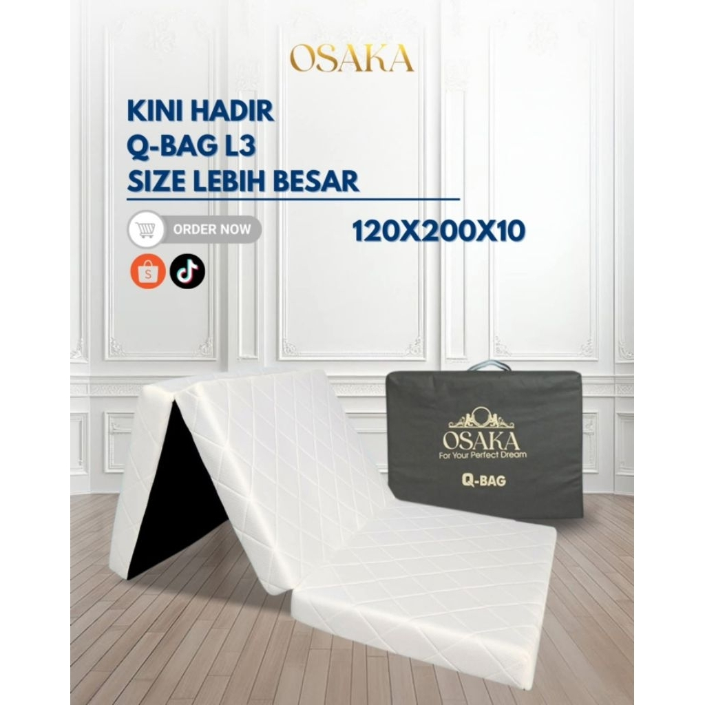 Osaka - Q Box Q-Bag Kasur Lipat 3 / three fold mattress