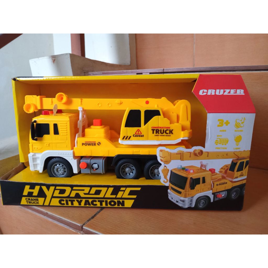 Cruzer Hydrolic  CityAction Crane Truck 1:18