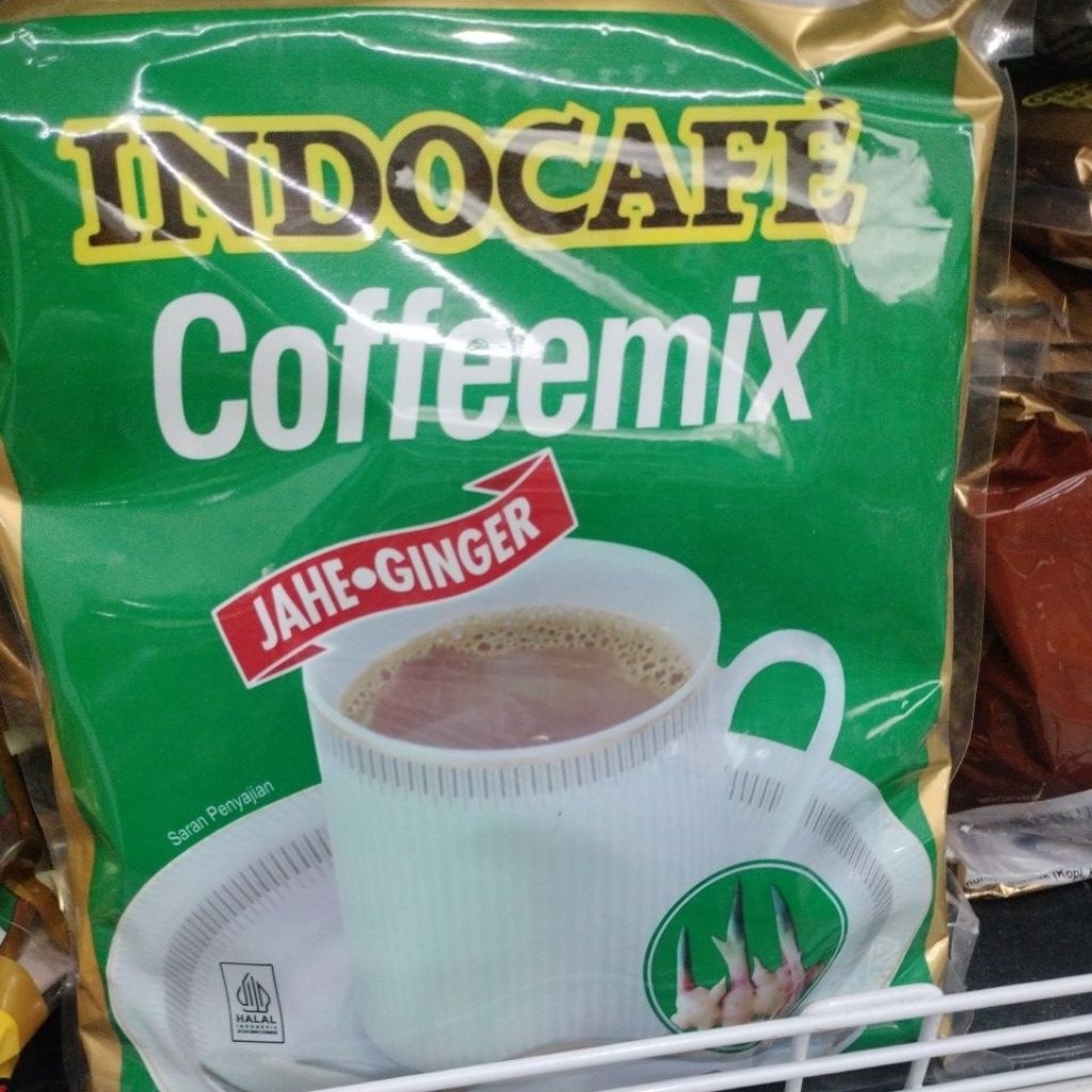 INDOCAFE COFFEMIX JAHE 750GRAM ( 30 SACHET)