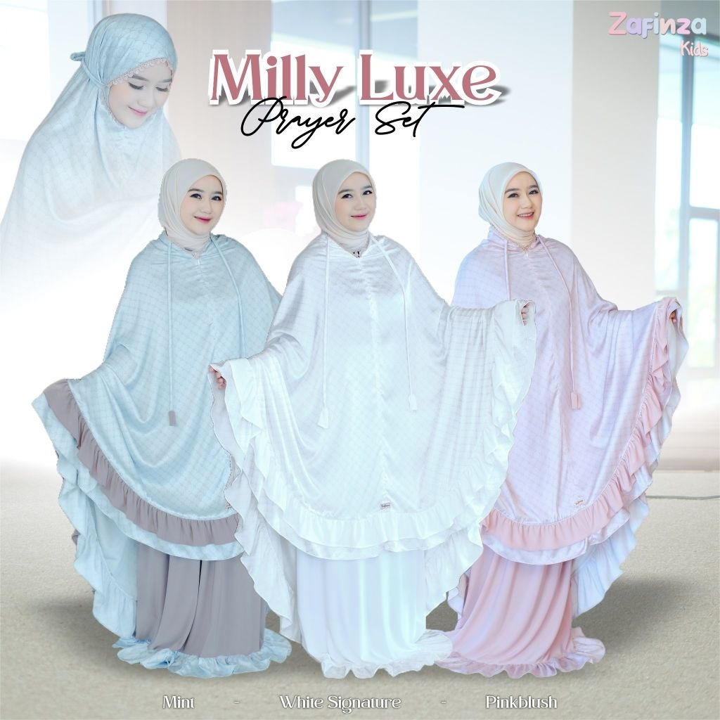 Mukena potongan milly by Zafinza / Mukena dewasa/mom