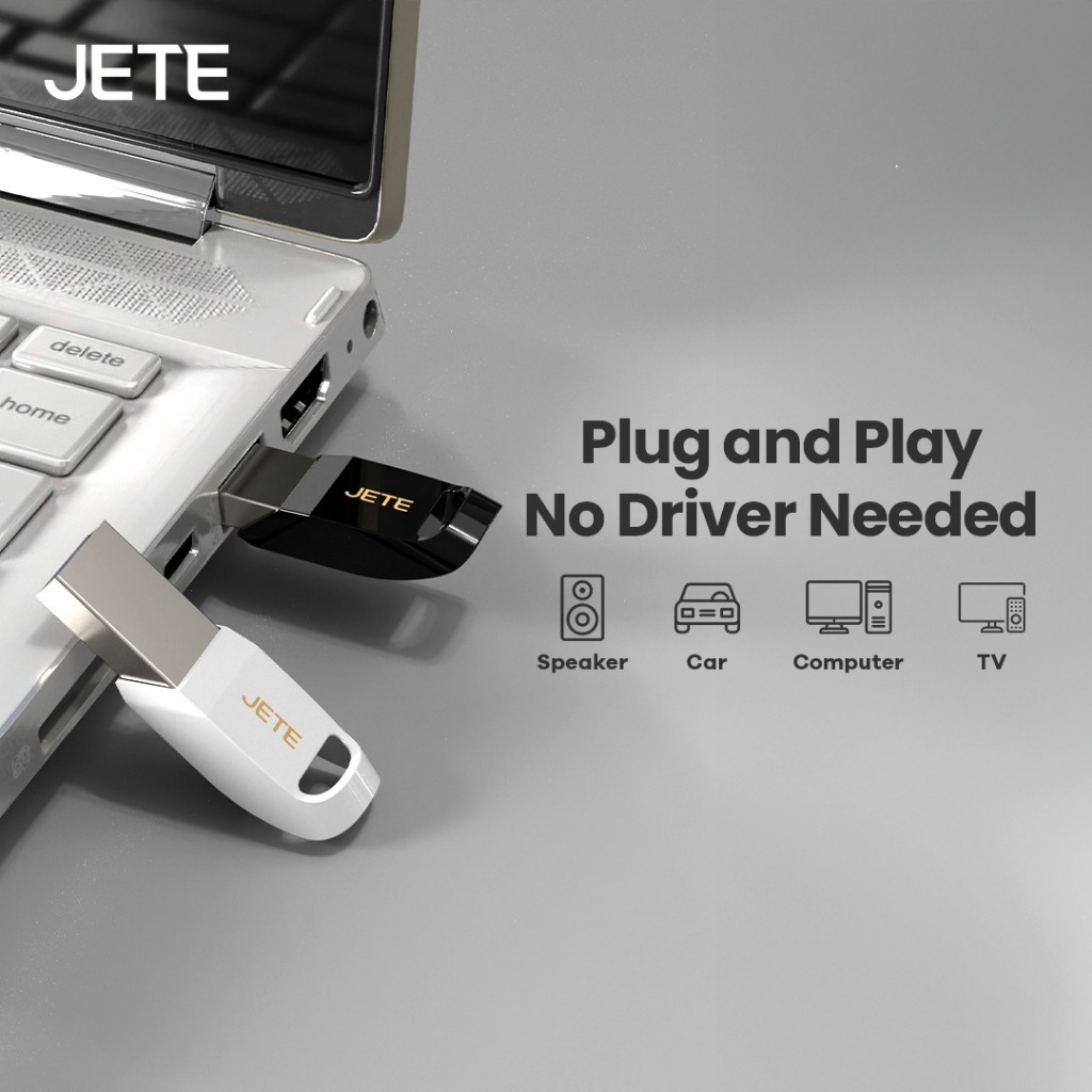 Flashdisk 4GB USB 2.0 JETE U3 Flash Disk Drive FD Penyimpanan Data - Garansi 5th