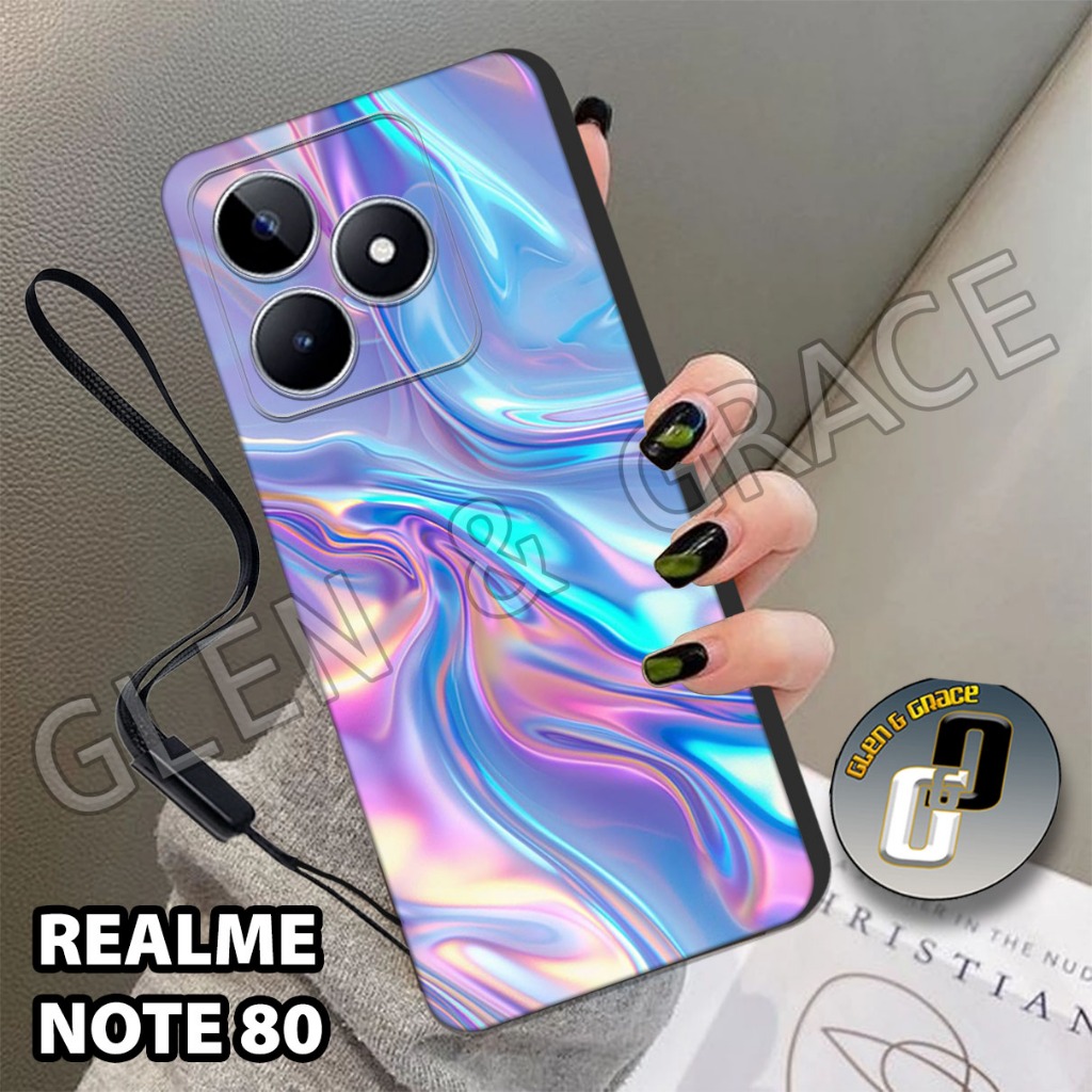 G22 - Softcase procamera realme note 80 terbaru 2026 free gantungan hp - case karet realme note 80 -
