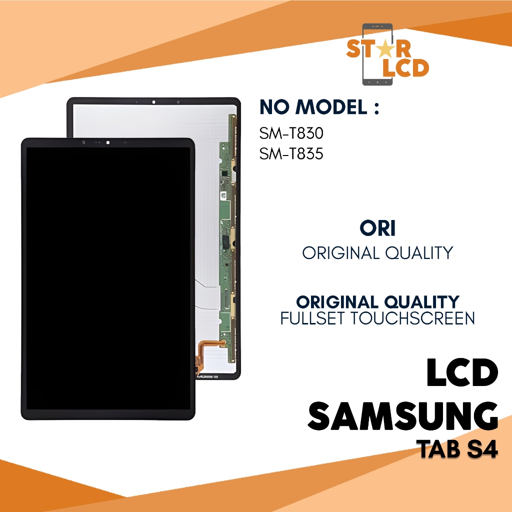 Grosir LCD Samsung Tab S4 ( SM-T830 / SM-T835 ) - Fullset Touchscreen Original