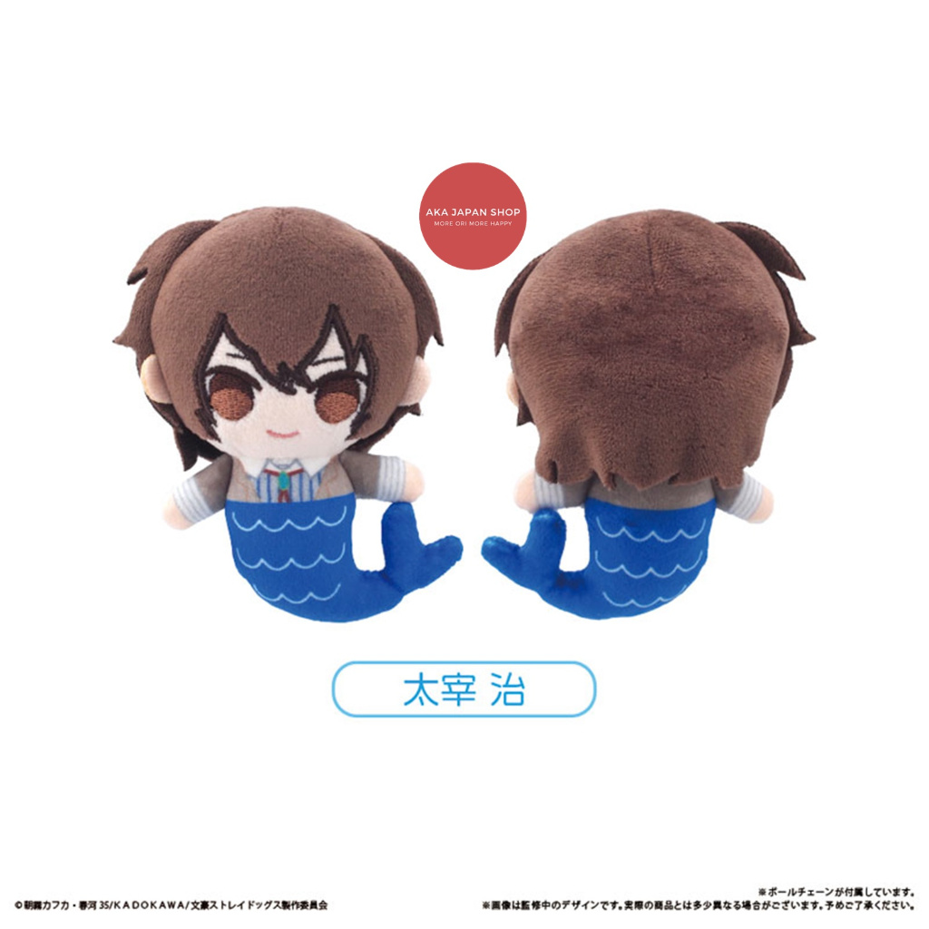 Bungou Bungo Stray Dogs Plushie Mascot Mermaid Tapinui Atsushi Nakajima Dazai Osamu Ranpo Edogawa Ak