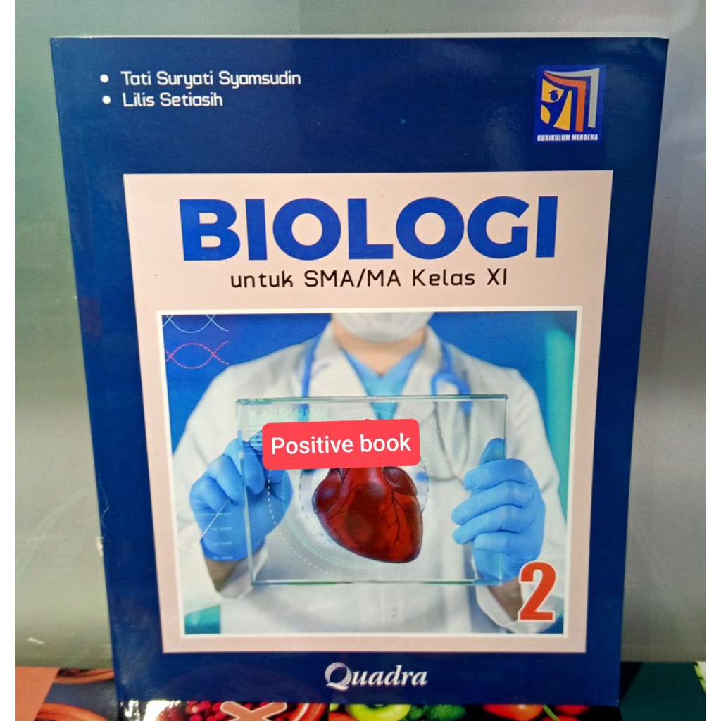 Buku Biologi Kelas 11 SMA Kurikulum Merdeka Quadra