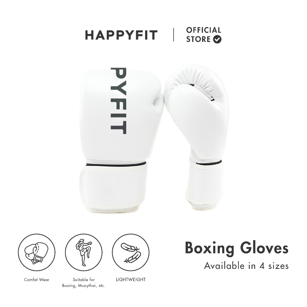 HAPPYFIT Boxing Gloves - Sarung Tangan Tinju Muay Thai