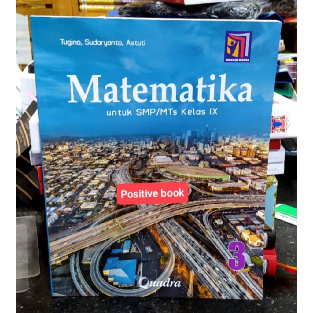 Buku Matematika Kelas 9 SMP Kurikulum Merdeka Quadra