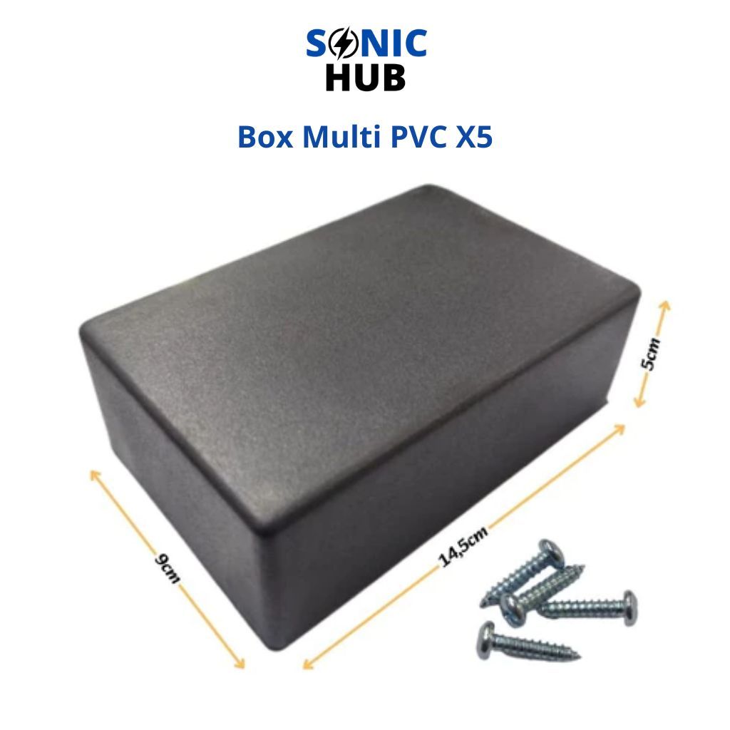 Box Kotak Hitam Elektronik DIY Box Multi Serbaguna X5 PVC