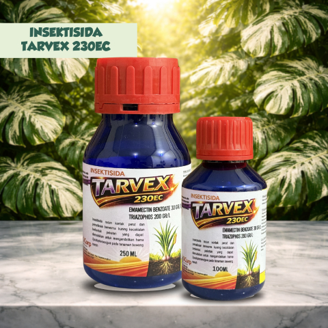 Tarvex 230EC Insektisida Emamectin Triazophos Basmi Ulat Grayak Bawang