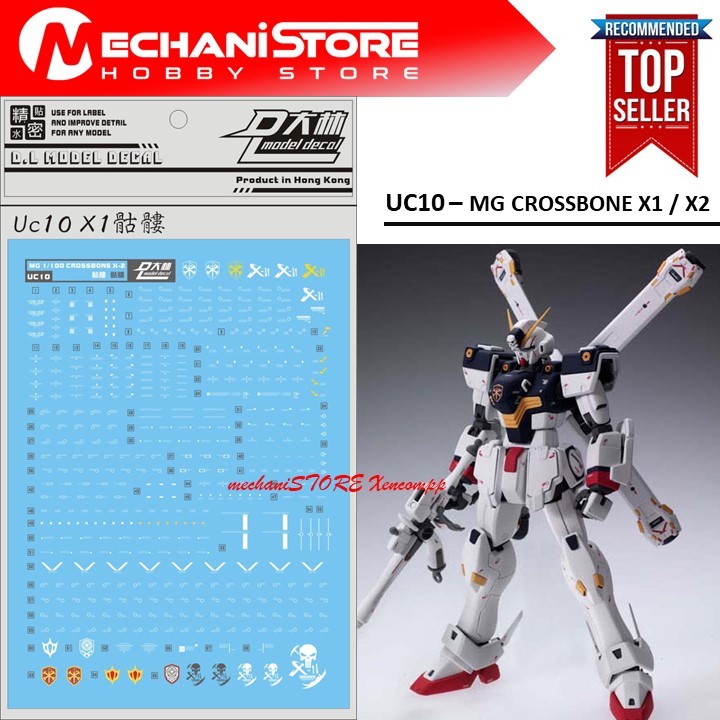 Water Decal UC10 - MG Crossbone X1 by DL MODEL