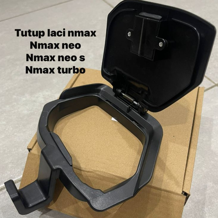 TUTUP LACI KIRI PLUS GANTUNGAN BARANG N-MAX TUTBO N-MAX NEO NMAX NEO S PNP/Tutup laci nmax turbo neo