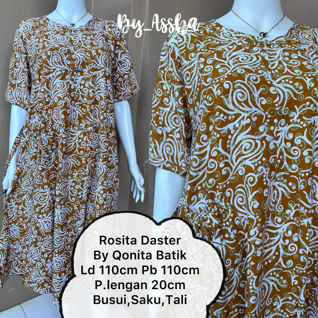 Daster Batik Qonita Pekalongan Rosita Busui