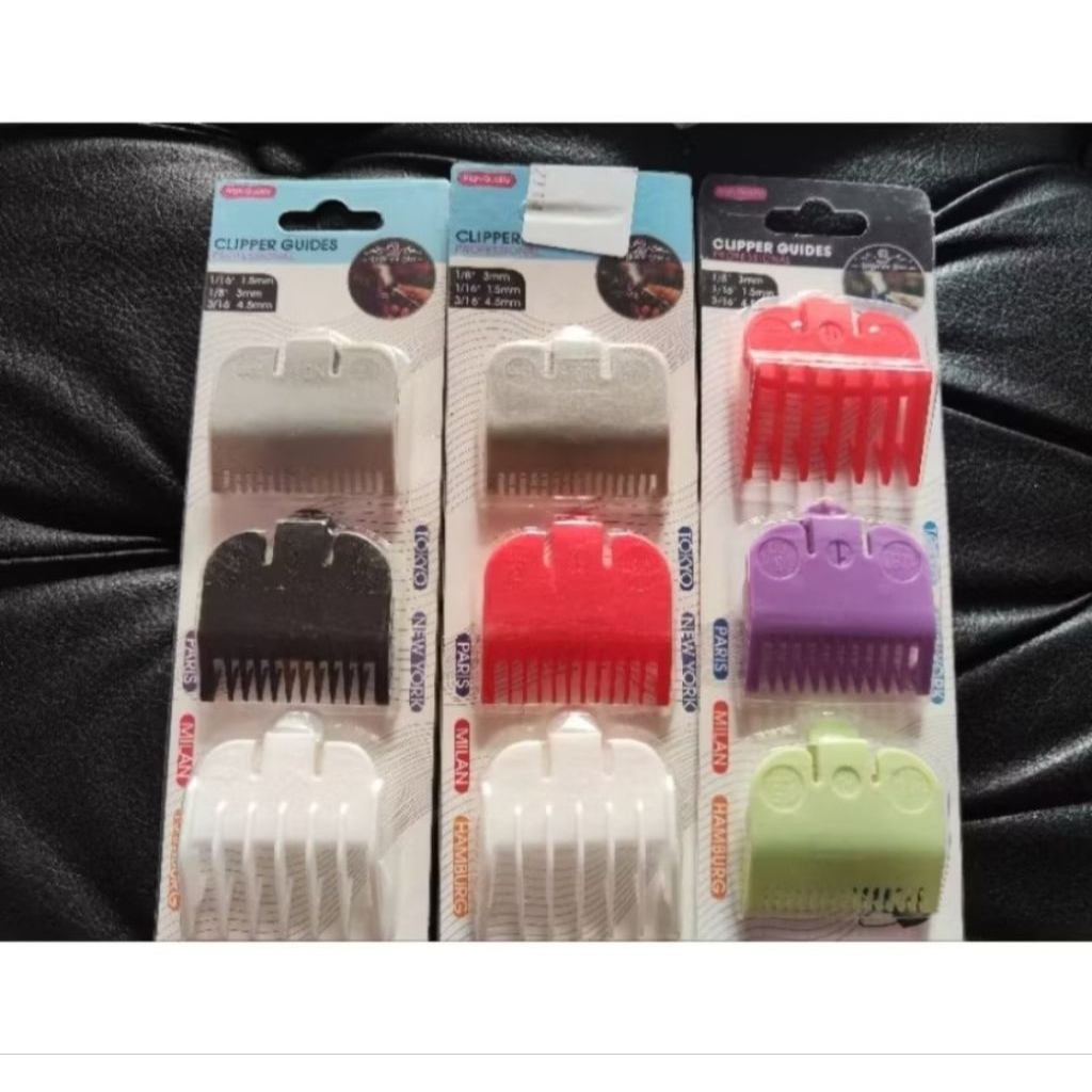Sepatu set clipper guard clipper isi 3 pcs ukuran 0,5 - 1,5 WAHL / KIMEI / WMARK