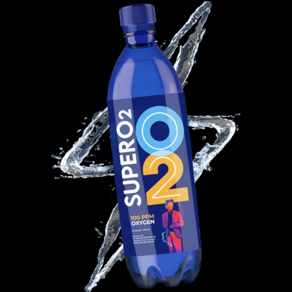 Air Oksigen Super O2 385 ml / 100 PPM Oxygen