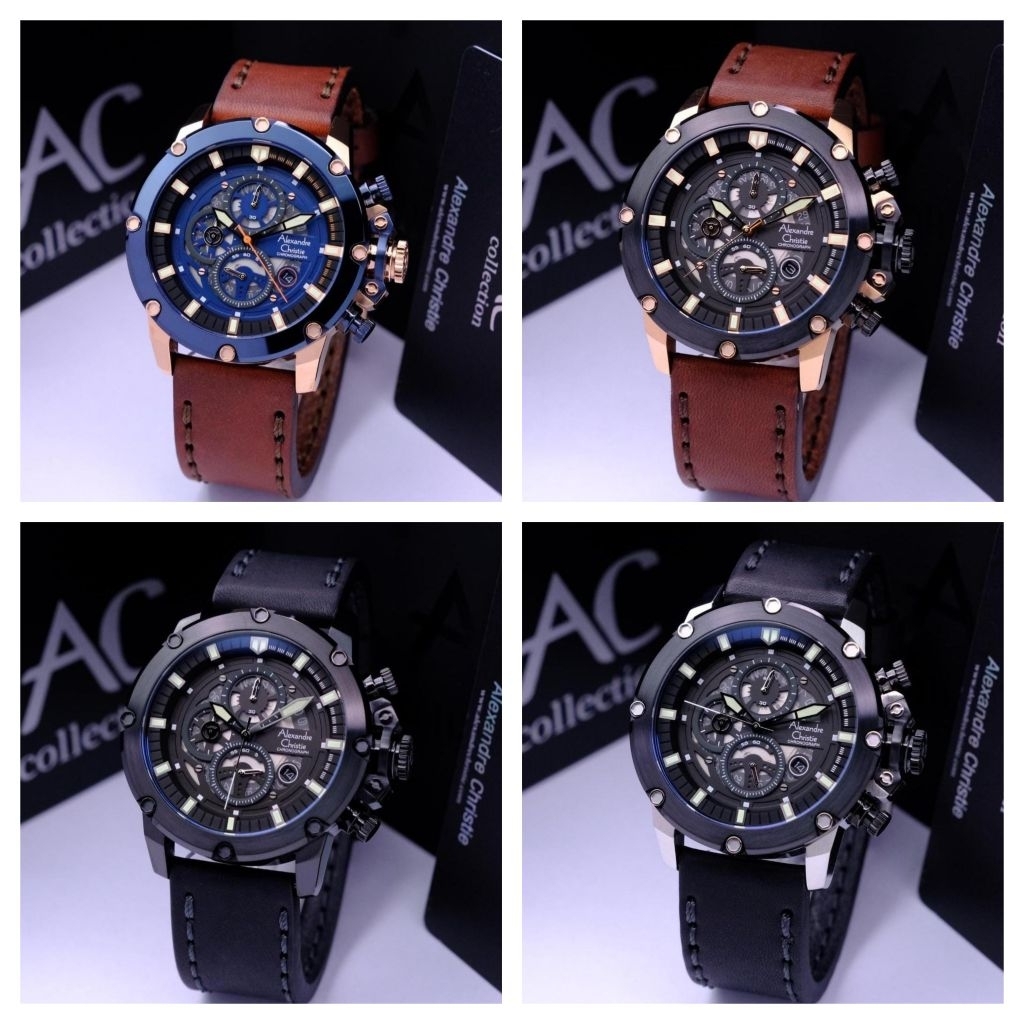 JAM TANGAN PRIA ALEXANDRE CHRISTIE AC 6564 / AC 6562 / AC 6583 / AC 6593 / AC 6506 / AC 6652 / AC 64