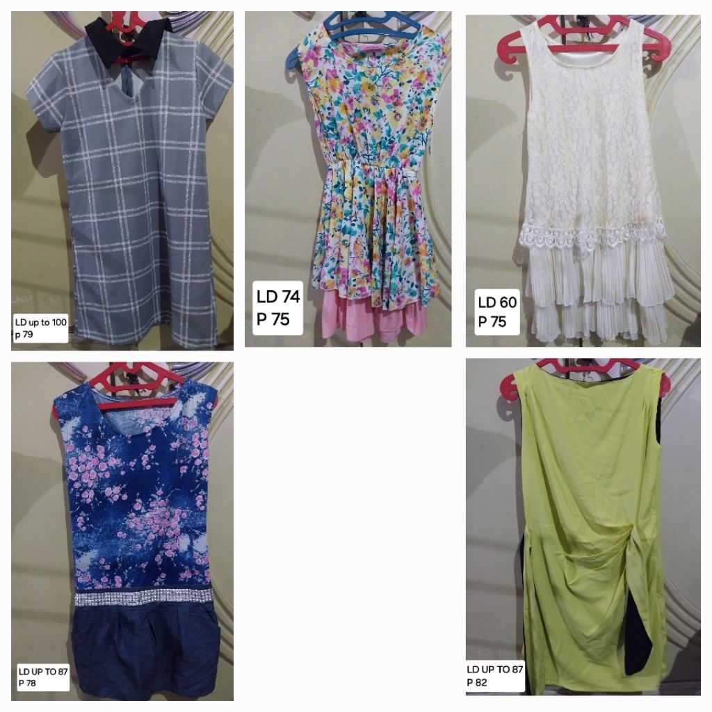Preloved Dress Gaun Wanita Acara, Santai