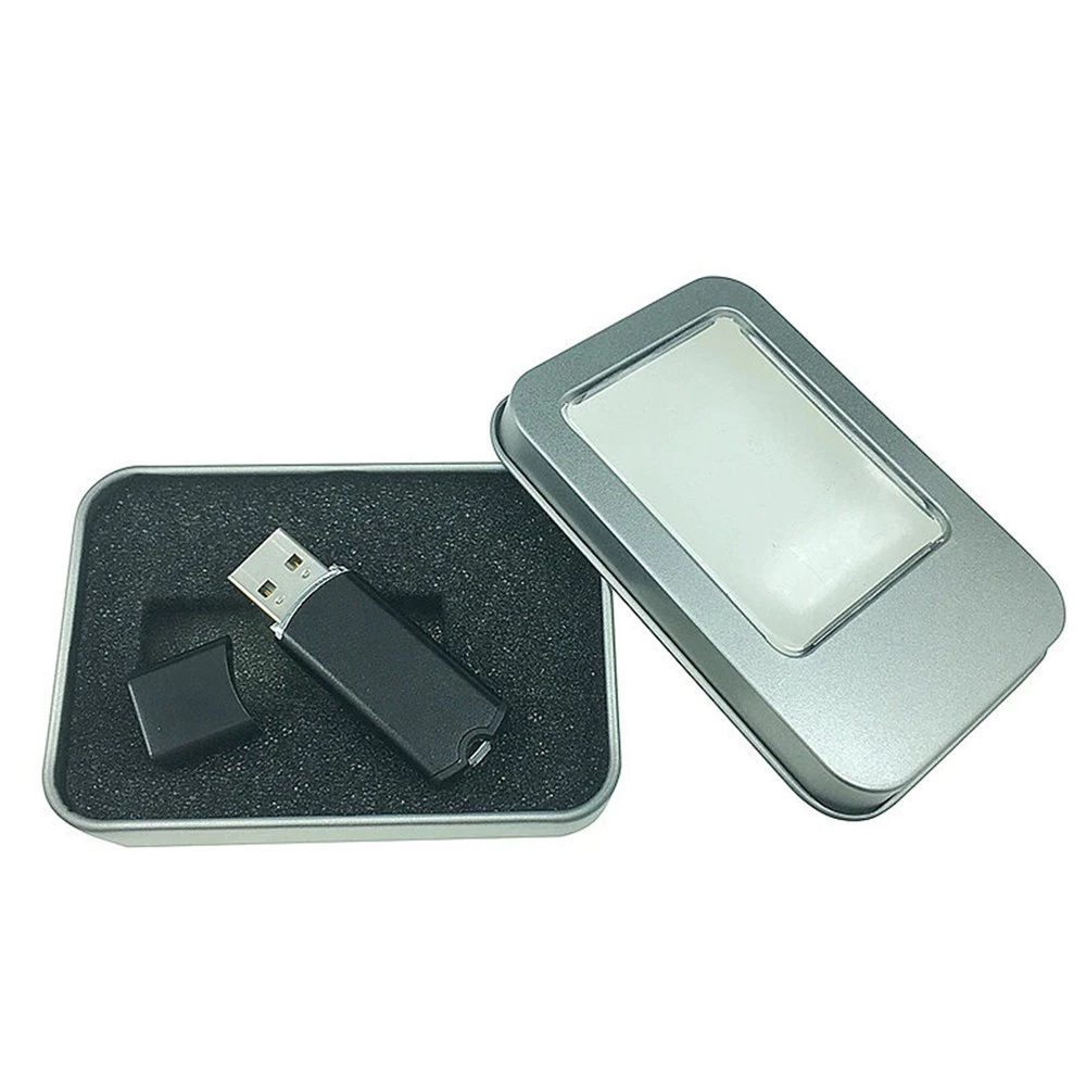 Kotak Kaleng Penyimpanan USB Flashdisk Packaging Box Universal / Kotak Packing Flash Disk