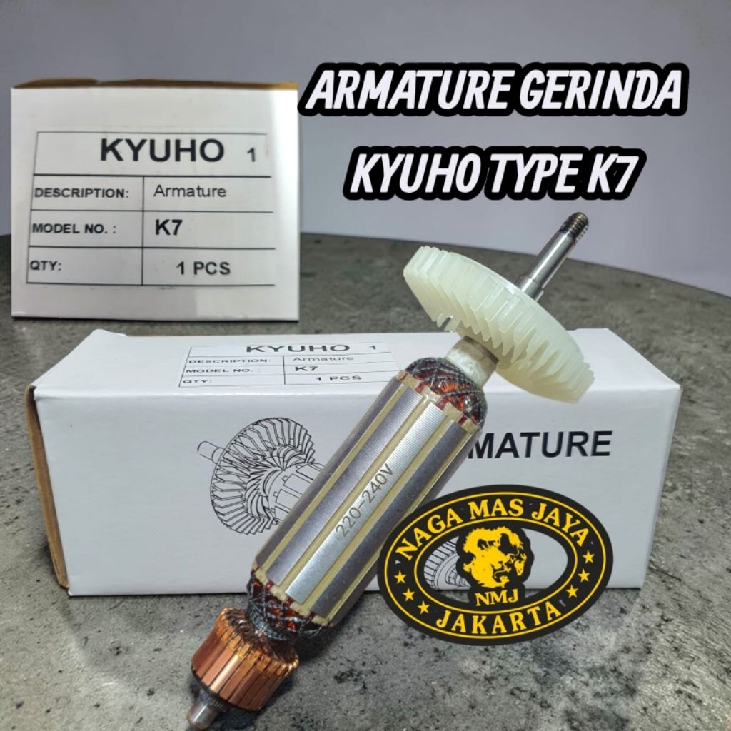 ARMATURE / ANGKER GERINDA TANGAN KYUHO K 7 / ARMATURE KYUHO K7 / ANGKER KYUHO K7