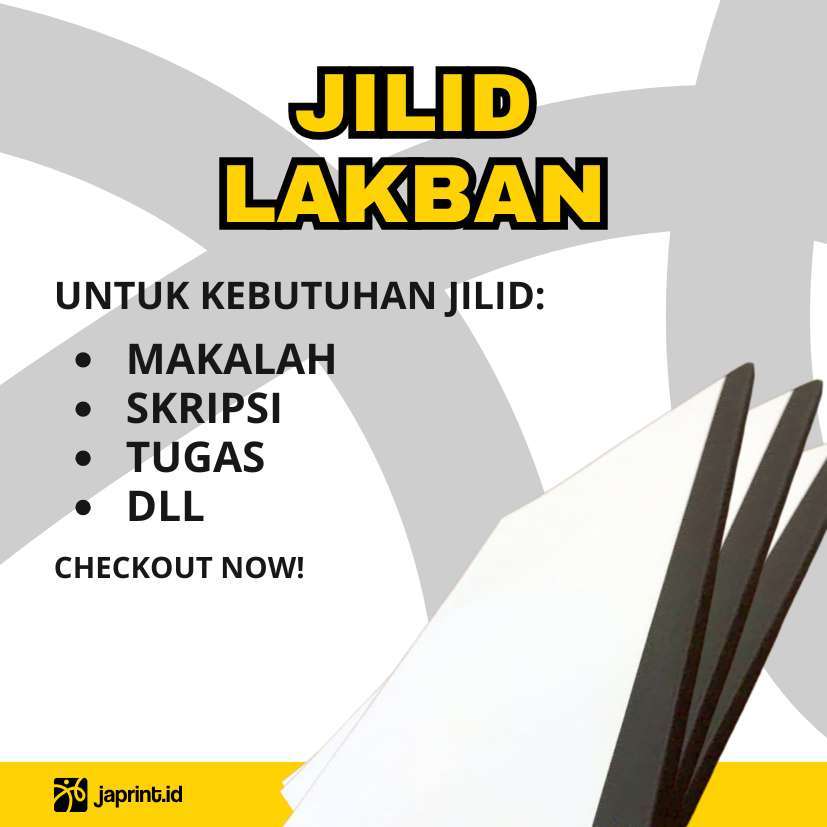 Jilid Lakban F4-A5 Hitam Dengan Mika Bening