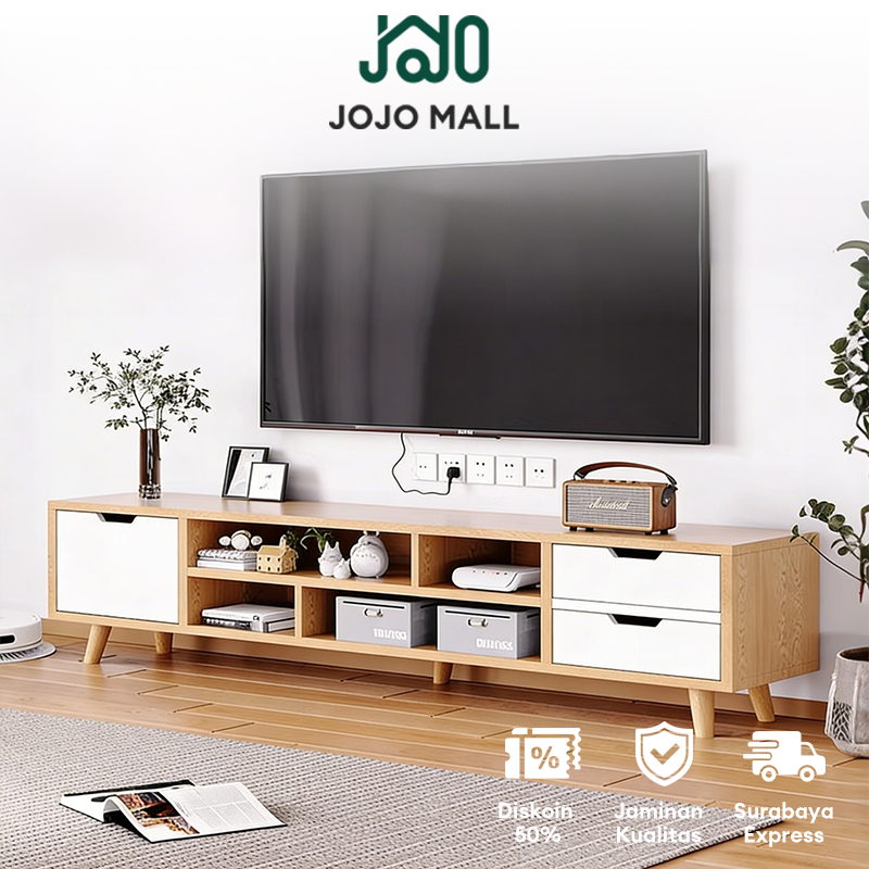 [Surabaya Express]120/140cm Meja TV minimalis modern Meja TV Kayu Lemari tv minimalis modern Rak tv 