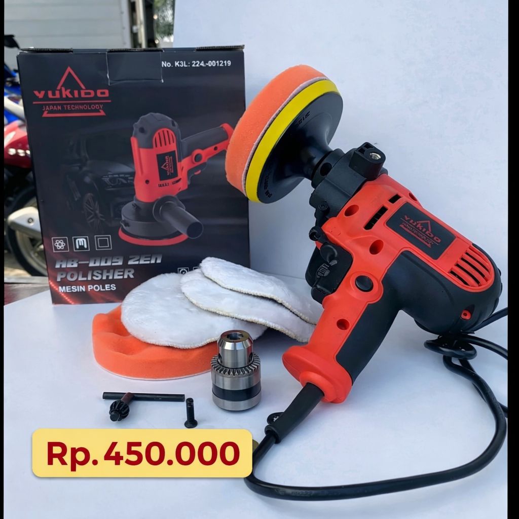 Mesin poles mobil/motor