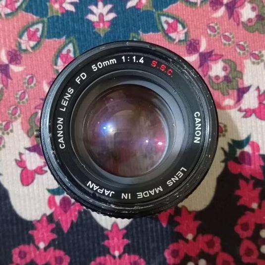 LENSA CANON FD 50MM F 1.4