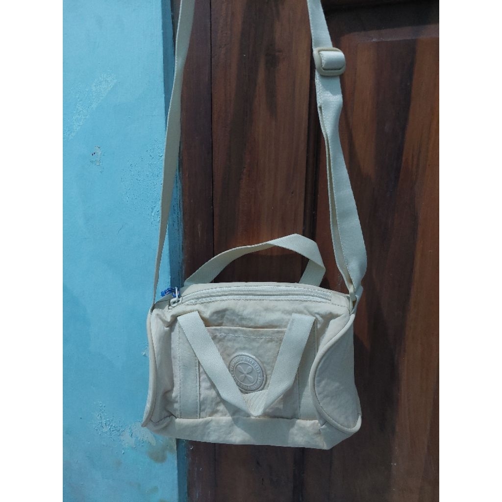 Tas Selempang Exsport Jumper Mini Sling Bag - Krem