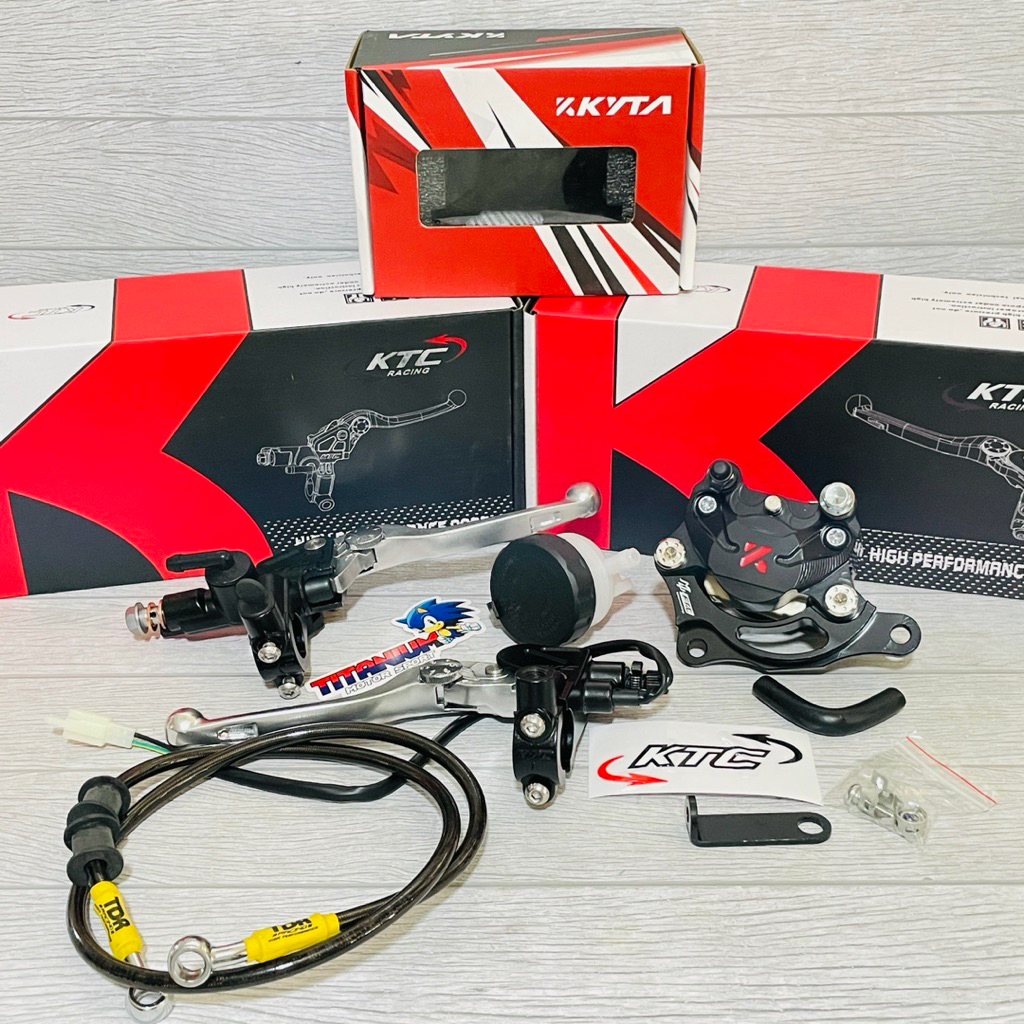 PAKETAN MASTER REM KTC TREK KALIPER KTC 2P 220MM MIO SMILE MIO SOUL FINO OLD VARIO 125 VARIO 150 VAR